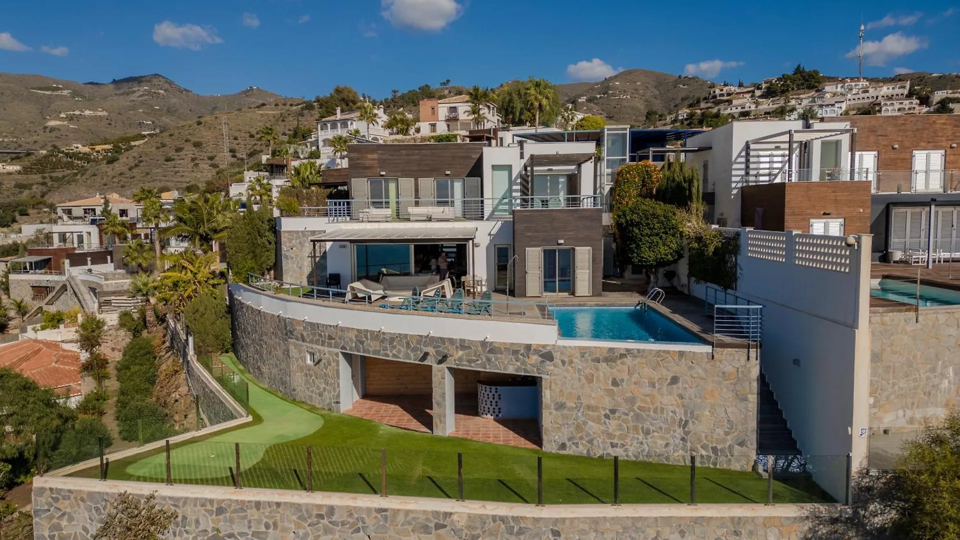 Almuñécar Rentitspain Villa De Ensueno Vista Al Mar Confort Y Piscina ספרד